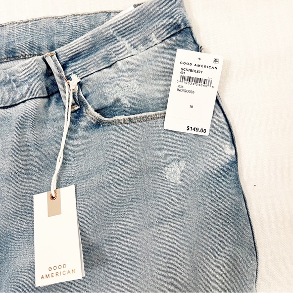 NWT-Good American Good Curve Straight - Picture 3 of 14